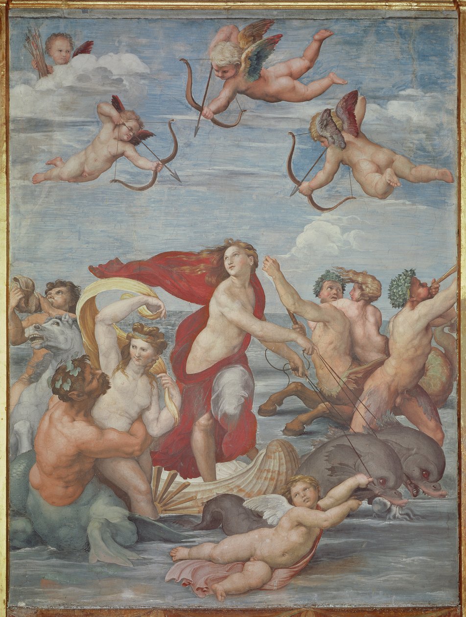 Triumf Galatey, 1512-14 od Raffaello Sanzio Raphael