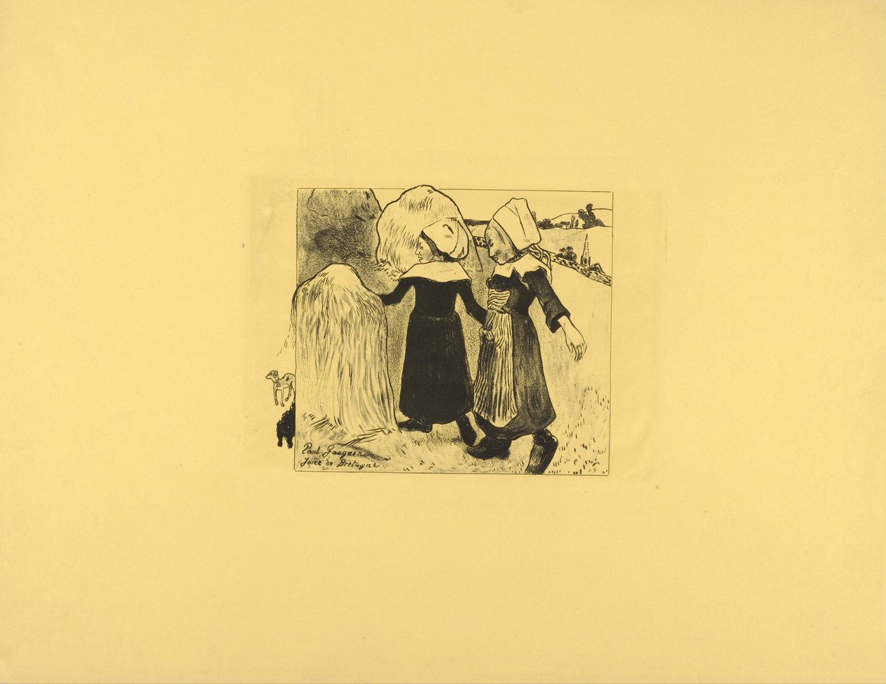 Radosti Bretaně od Paul Gauguin