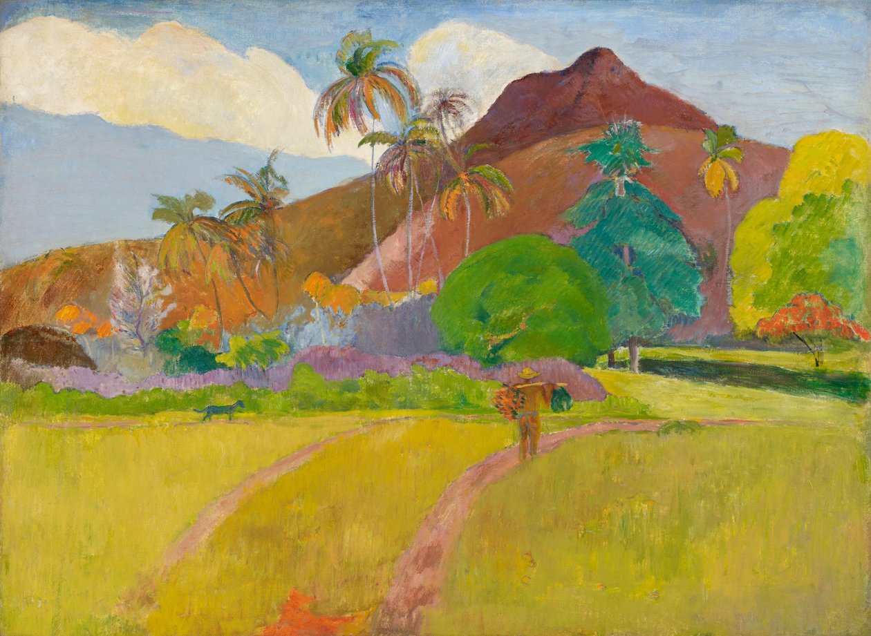 Tahitská krajina od Paul Gauguin