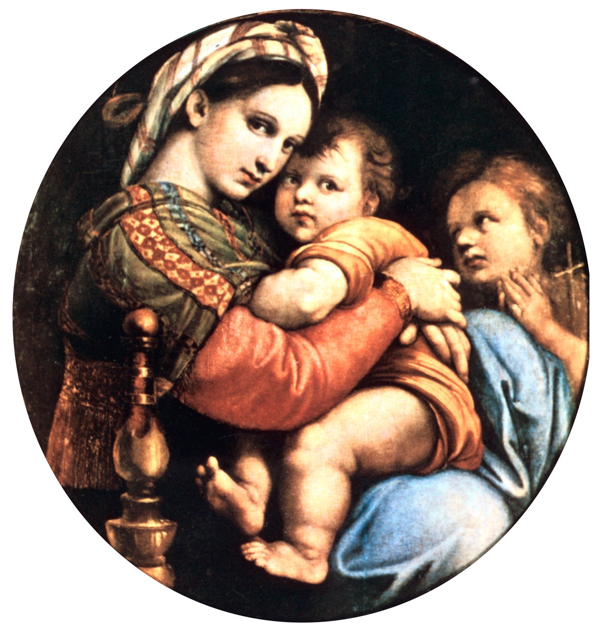 Madonna ze židle, 1514 od Raffaello Sanzio Raphael