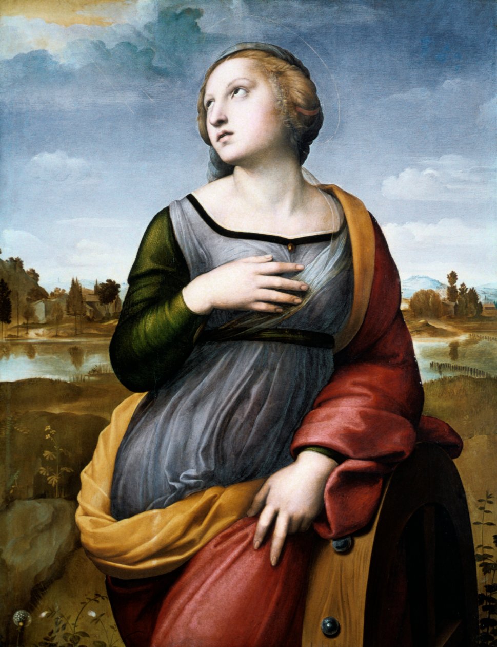 Svatá Kateřina Alexandrijská, c1507 od Raffaello Sanzio Raphael