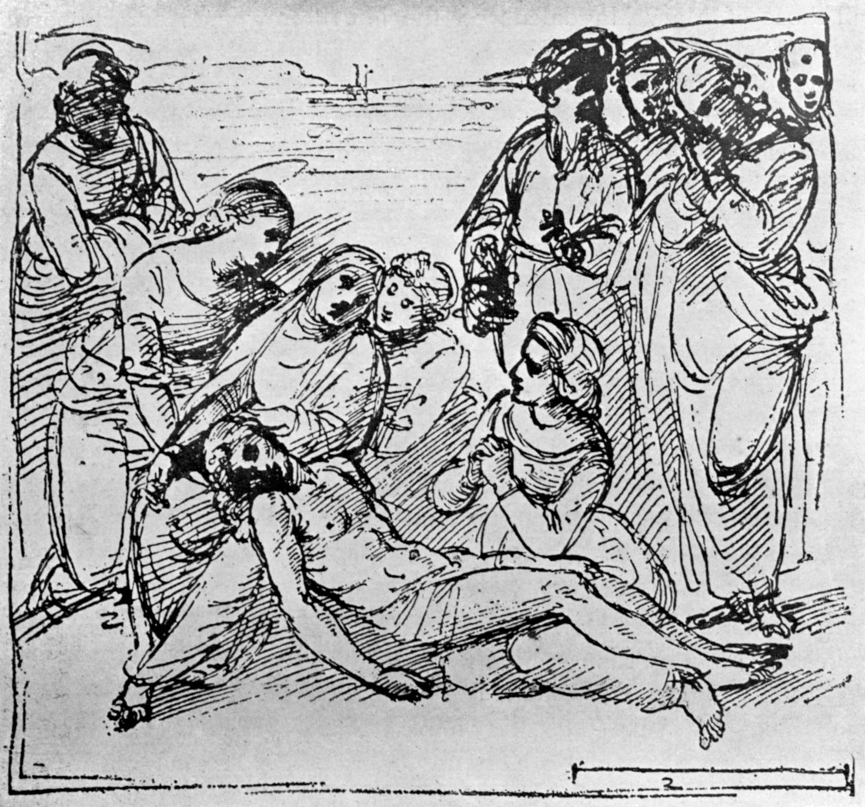 Studie pro hrob, 1913. od Raffaello Sanzio Raphael