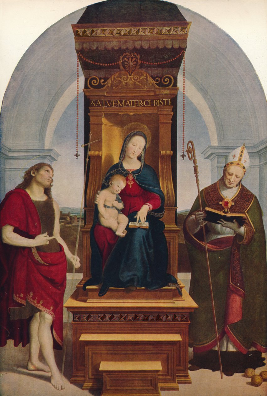 Madonna Degli Ansidei, 1505, c1915 od Raffaello Sanzio Raphael