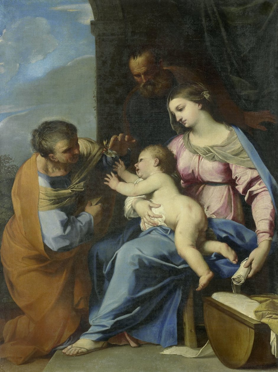 Svatá rodina od Raffaello Vanni (attributed to)