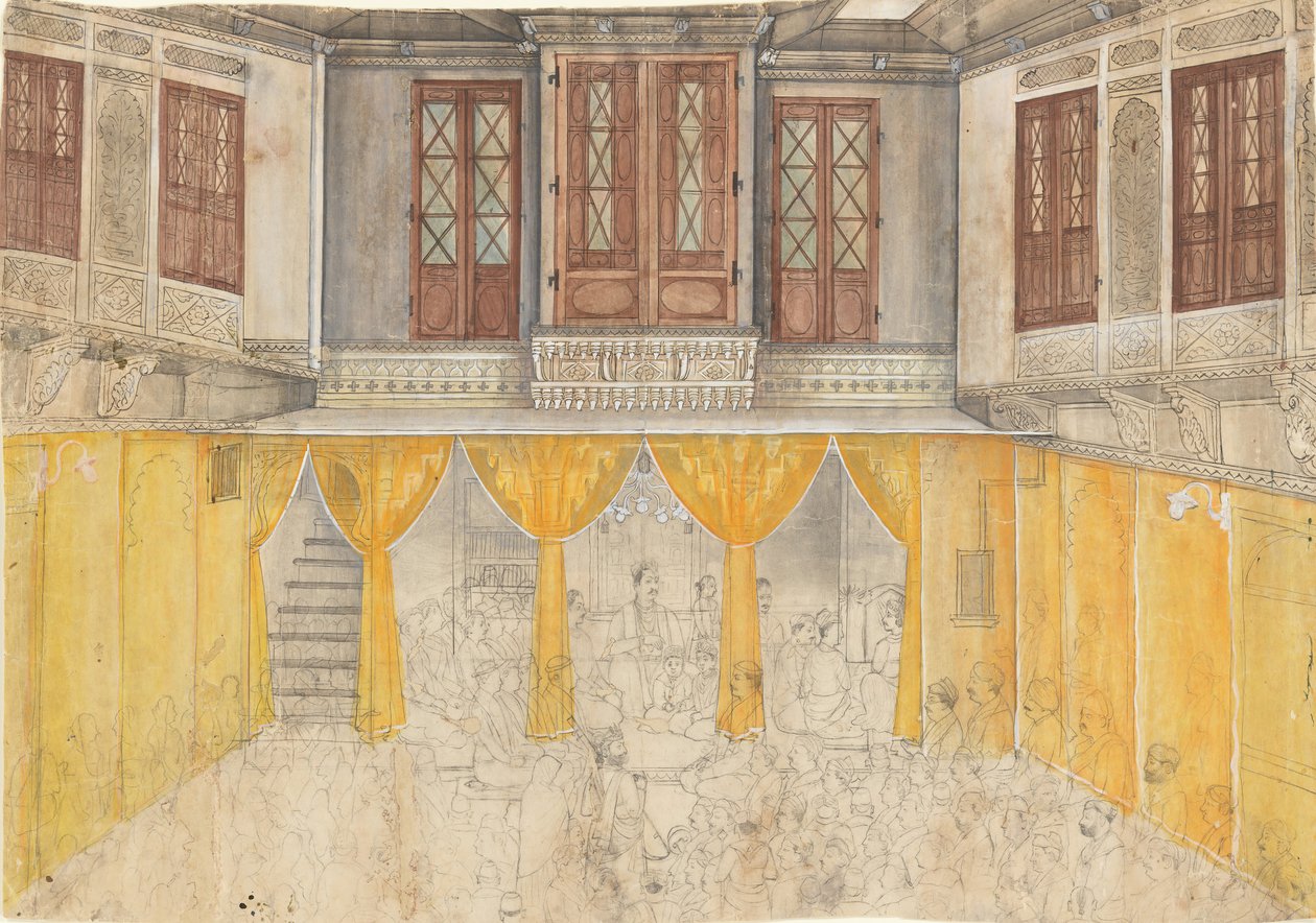 Interiér paláce, ca. 1880-1900. od Ragunath