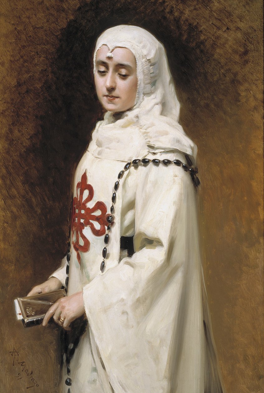 Portrét María Guerrero v Doña Inés od Raimundo de Madrazo y Garreta