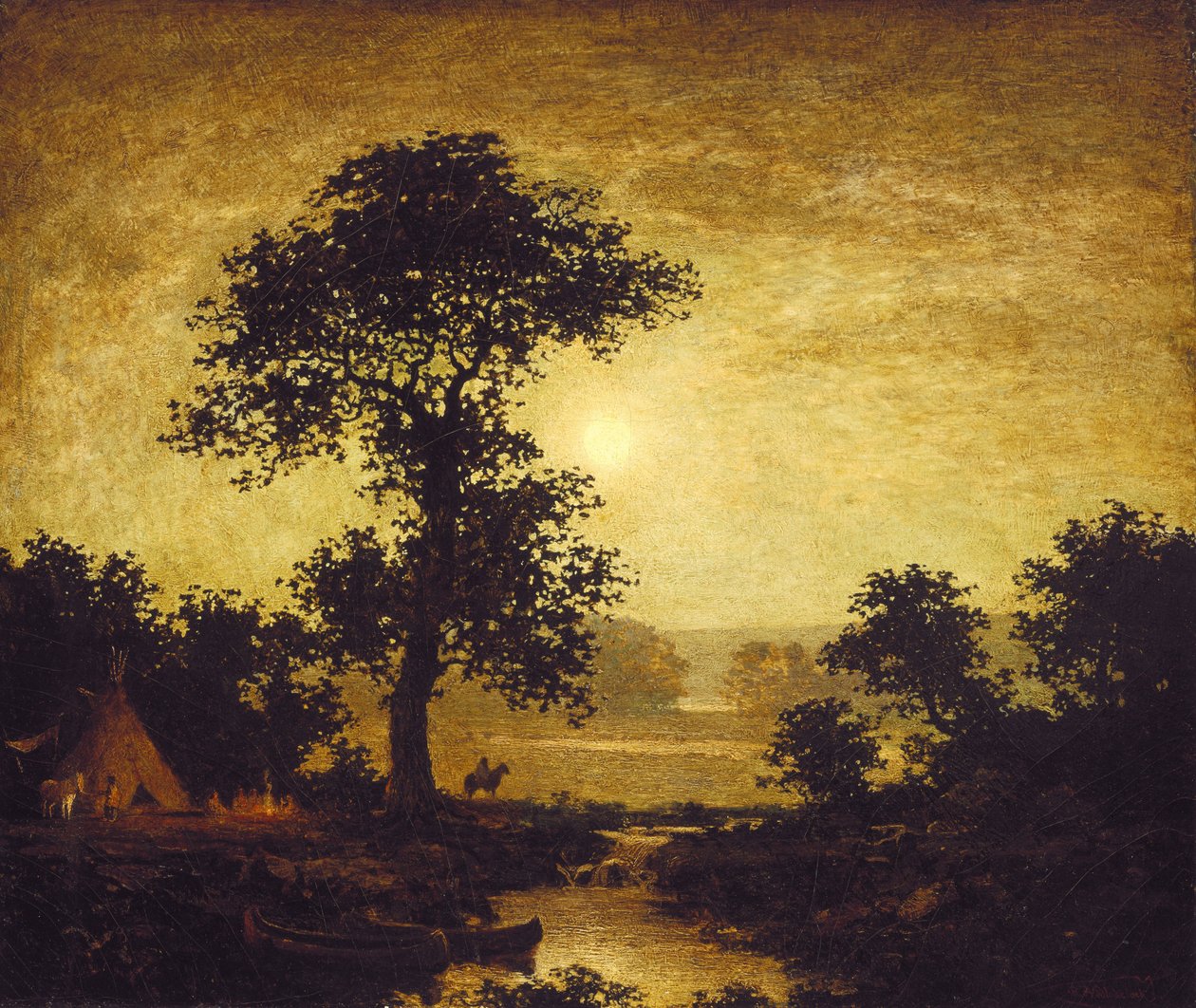 Měsíční svit od Ralph Albert Blakelock