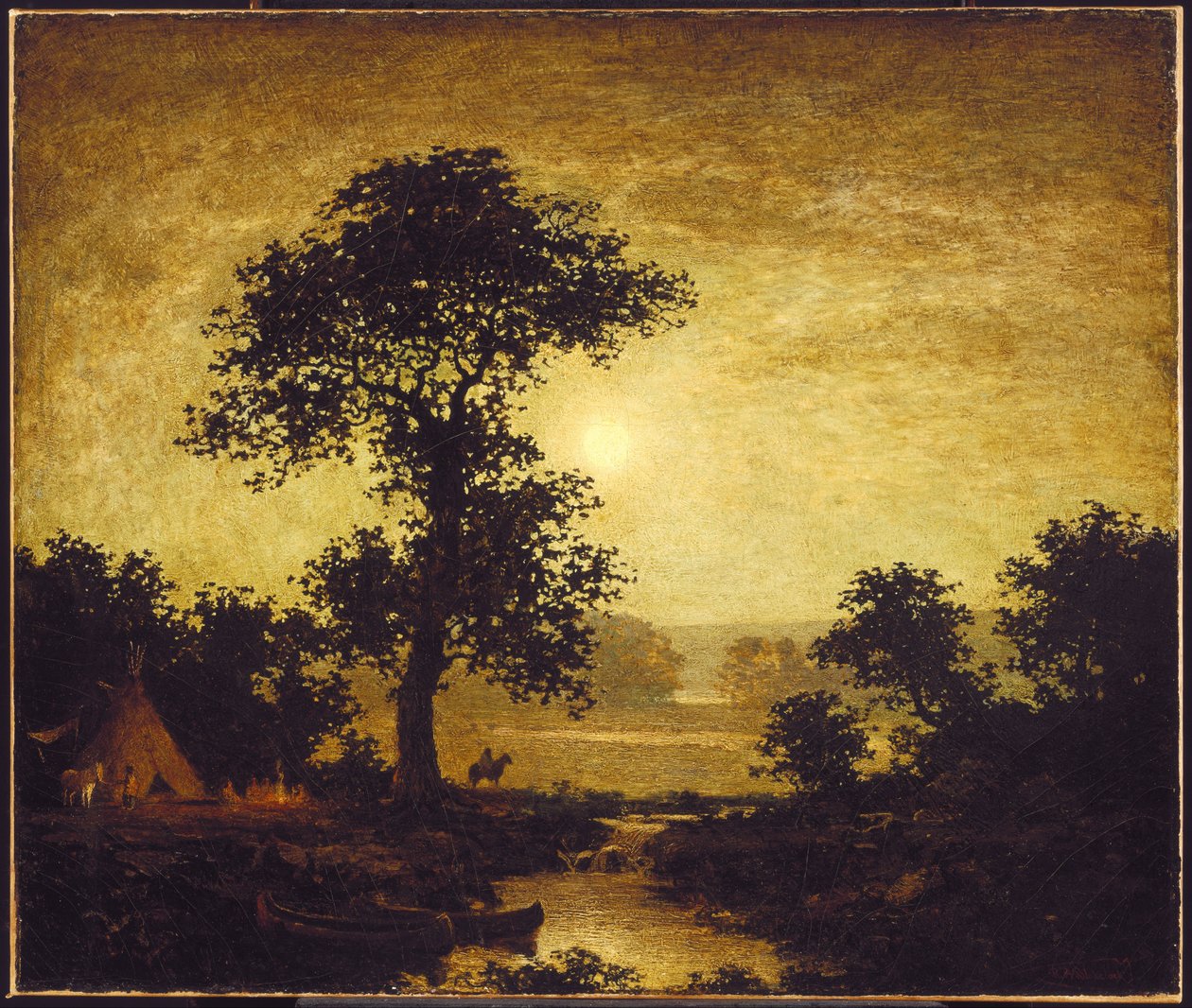 Měsíční svit od Ralph Albert Blakelock