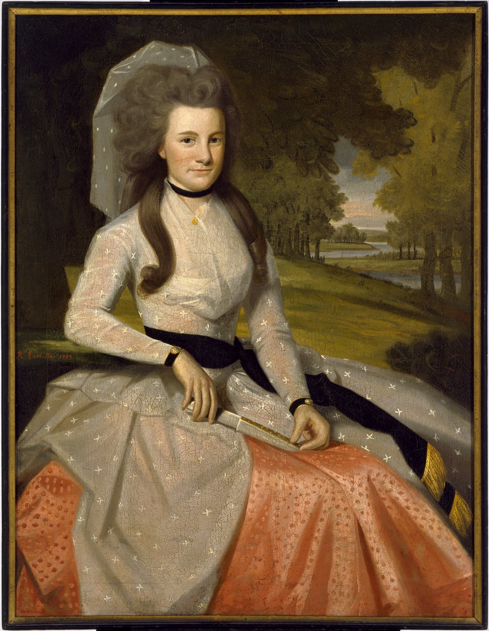 Portrét Clarissy Seymourové, 1789 od Ralph Earl