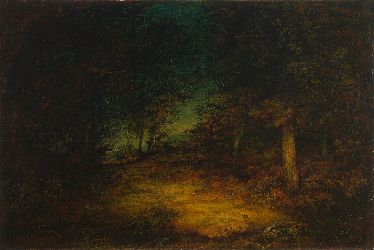 Dřevěný interiér od Ralph Albert Blakelock