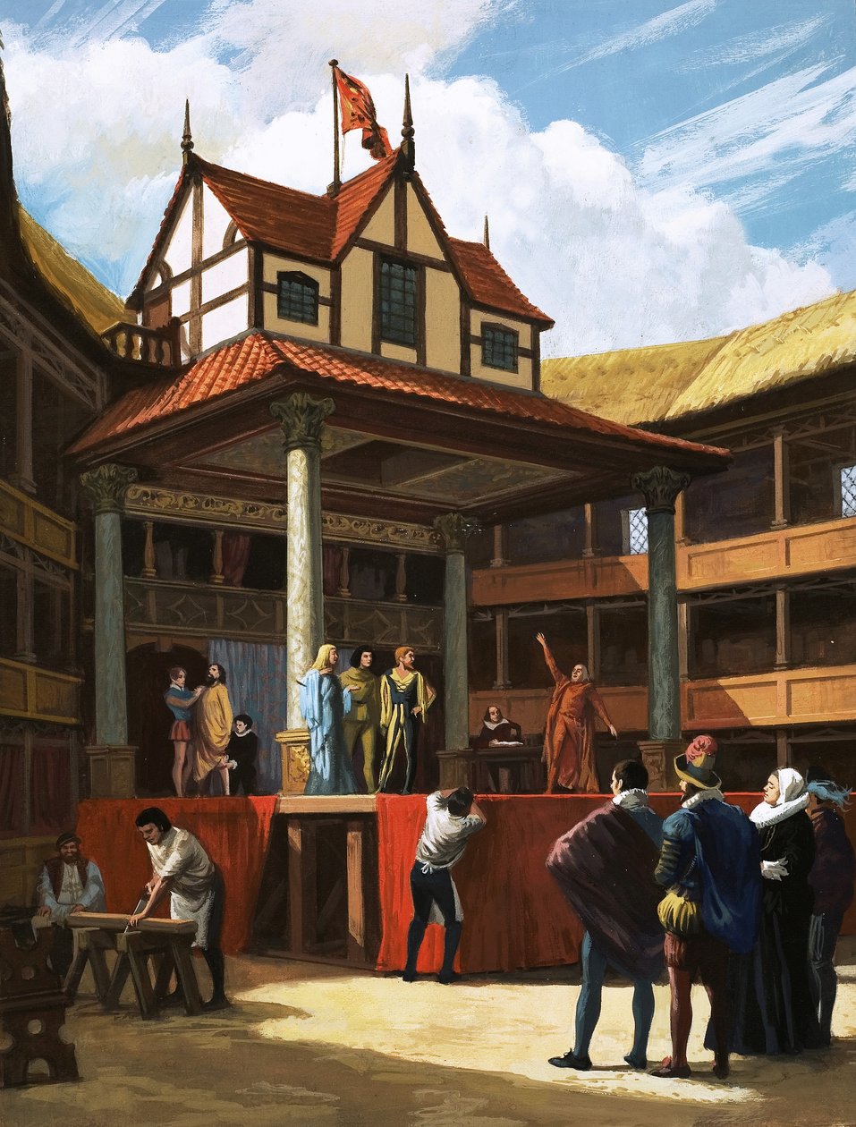 Divadlo Globe od Ralph Bruce