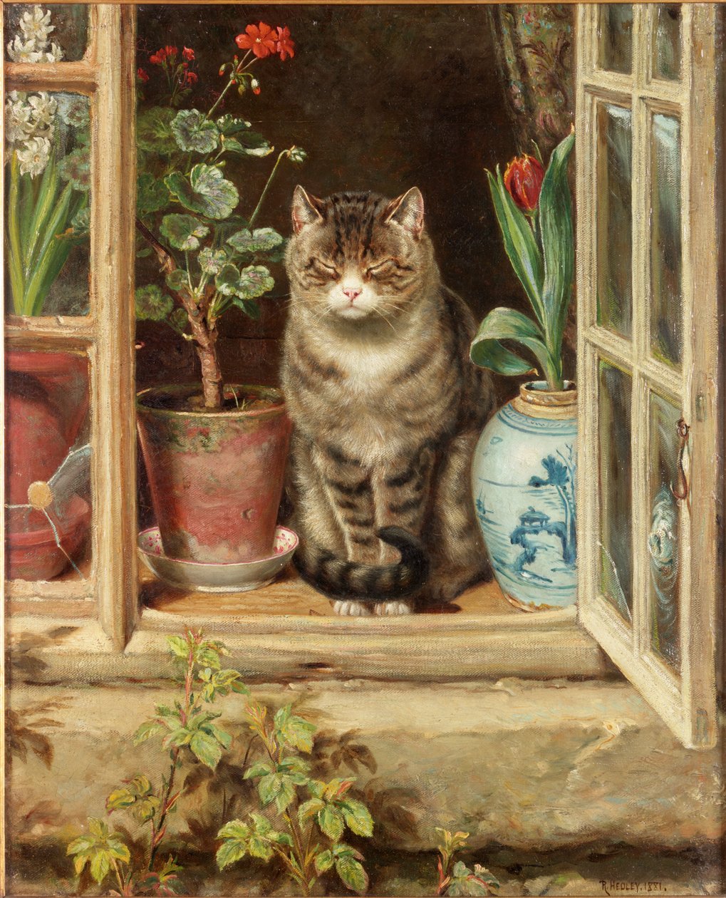Blikání na slunci, 1881 od Ralph Hedley