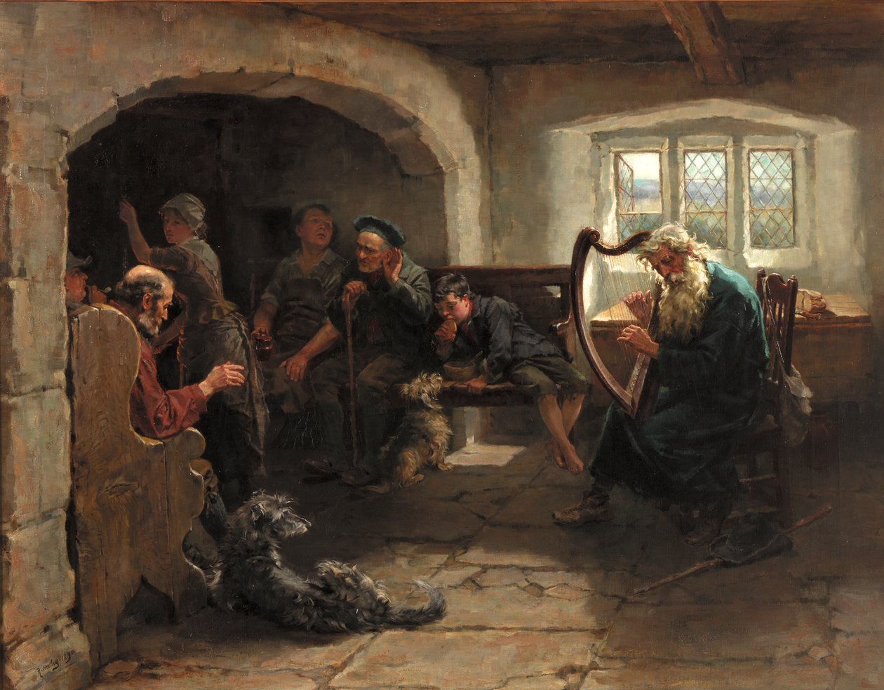 Lay of The Last Minstrel, 1890 od Ralph Hedley