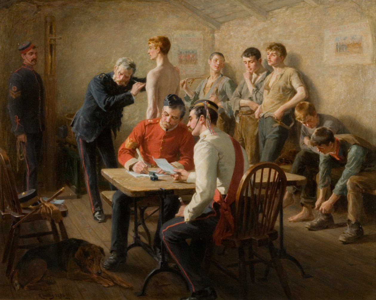 Pasování doktora, 1896 od Ralph Hedley