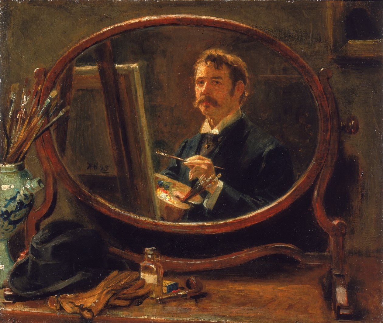 Autoportrét, 1895 od Ralph Hedley