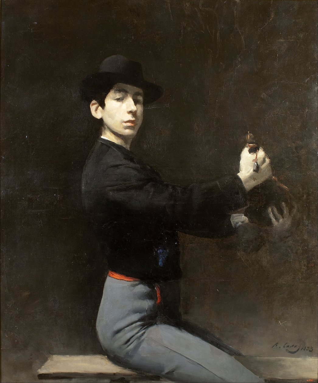 Autoportrét od Ramon Casas i Carbo