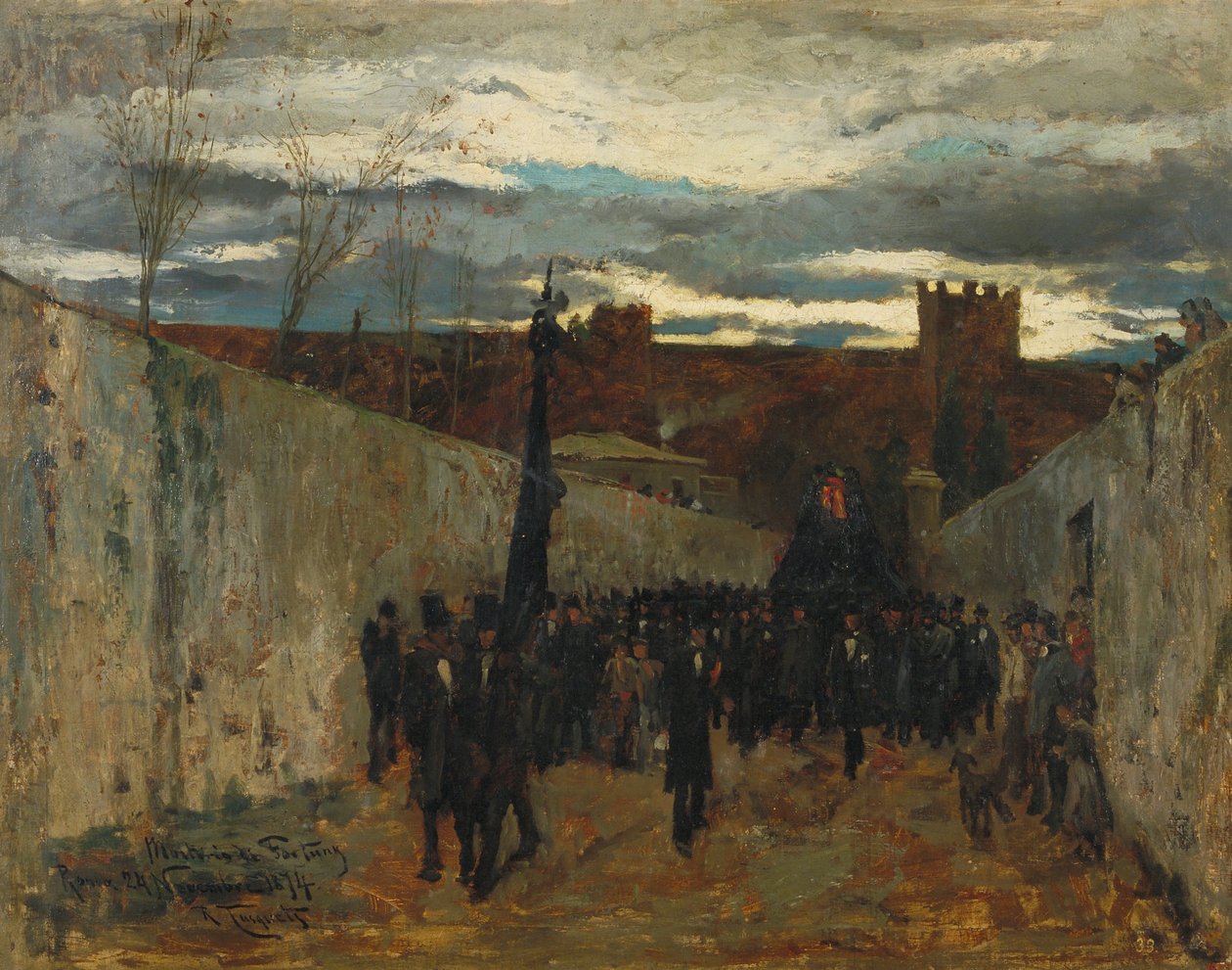 Pohřeb Fortuny od Ramon Tusquets