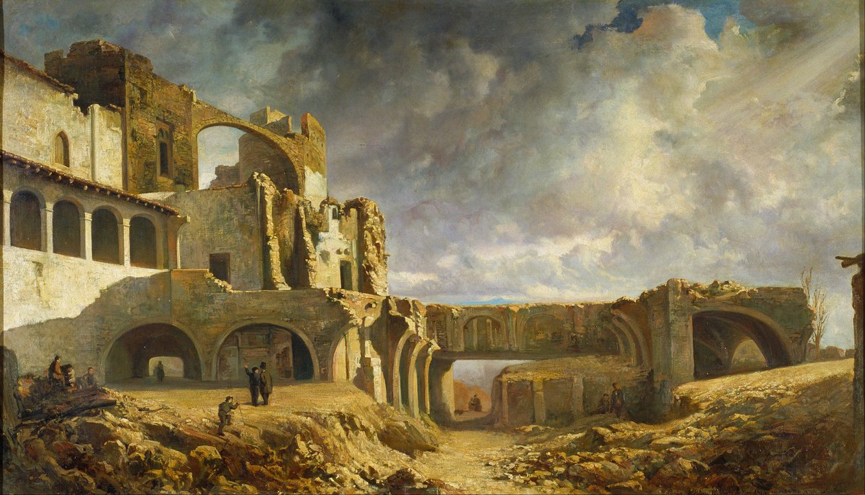 Ruiny paláce od Ramon Martí i Alsina