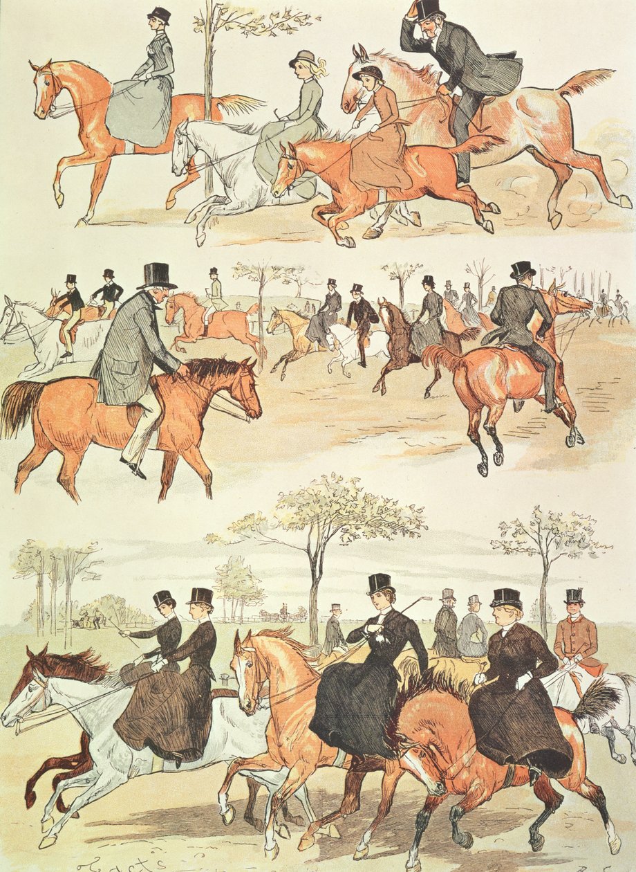 Jezdecké boční sedlo od Randolph Caldecott