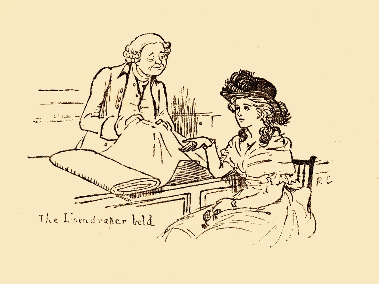 The Linendraper Bold, 1878, c1918. od Randolph Caldecott