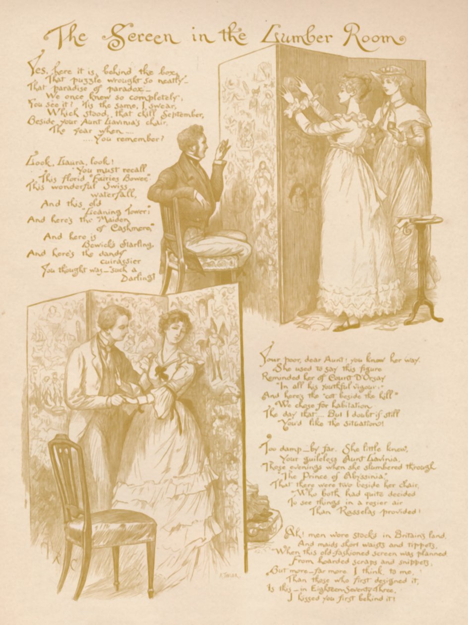 Obrazovka v Lumber Room, 1886 od Randolph Caldecott