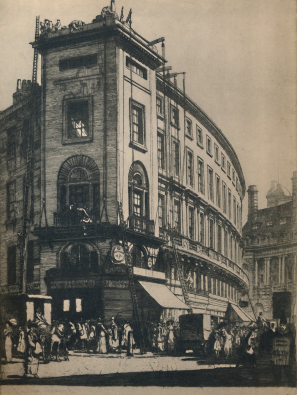 Kvadrant, pohled na jih, 1927. od Randolph Schwabe