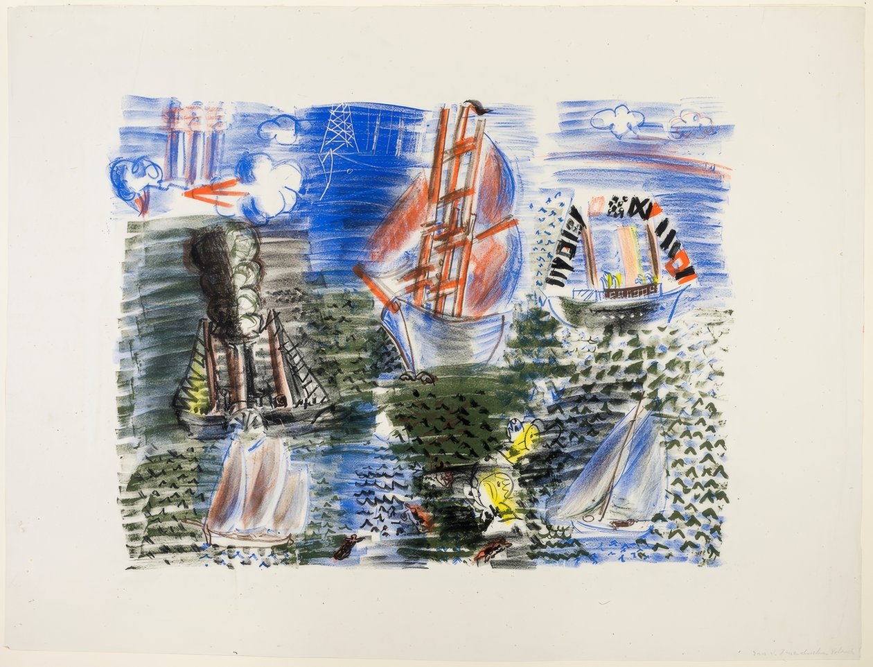 Moře od Raoul Dufy