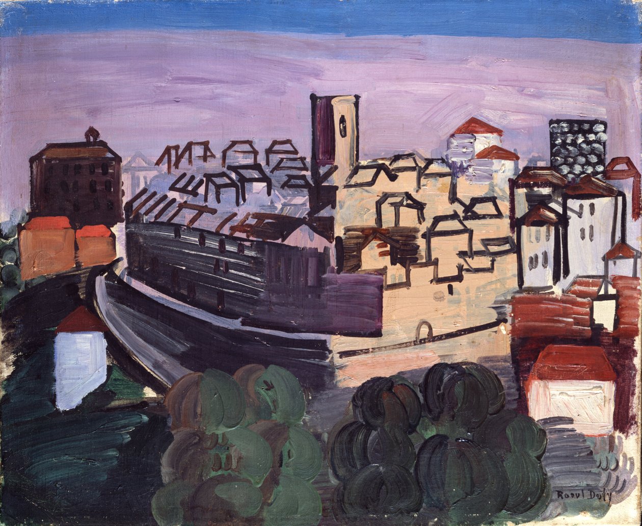 Krajina u Vence od Raoul Dufy