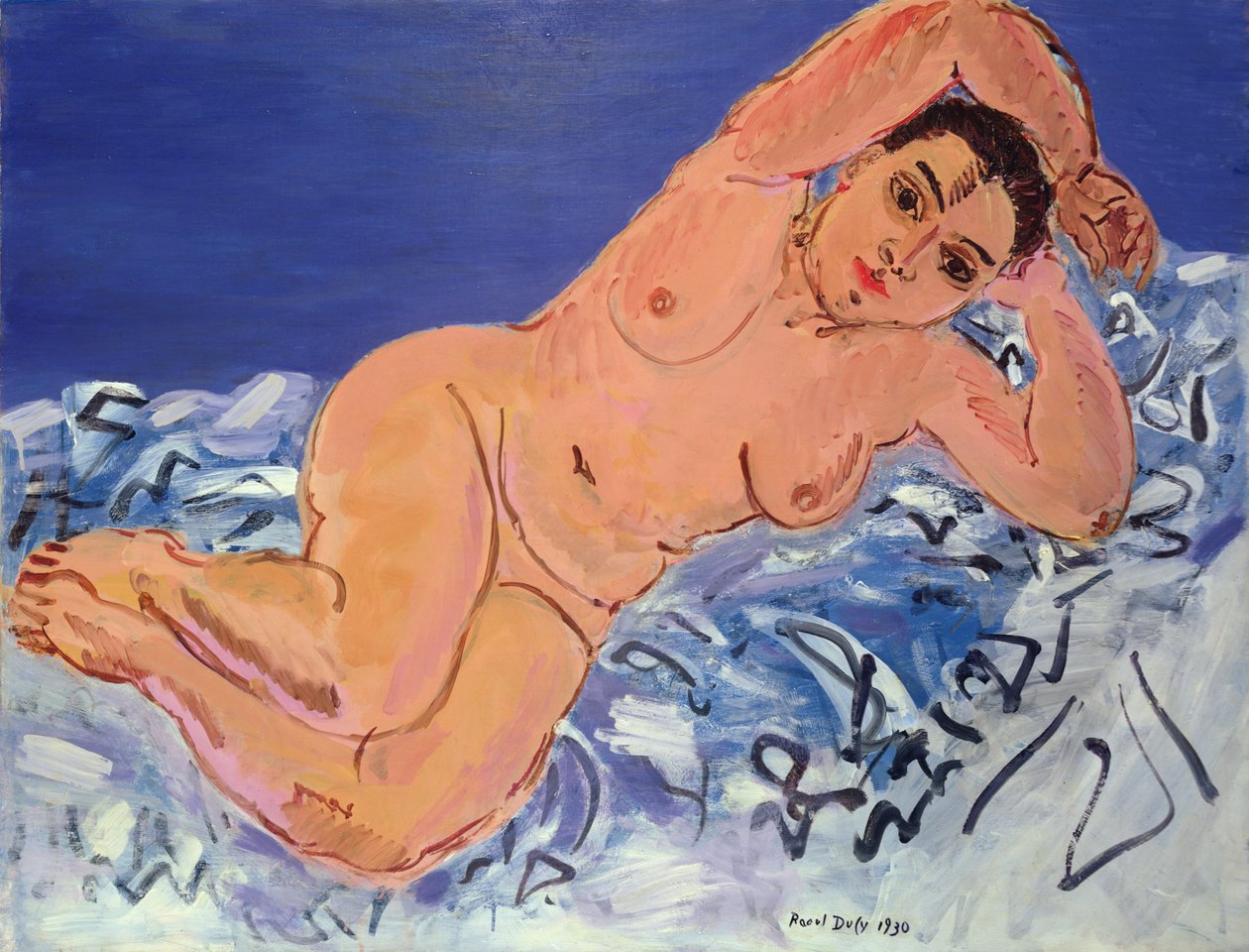 Velký modrý akt od Raoul Dufy