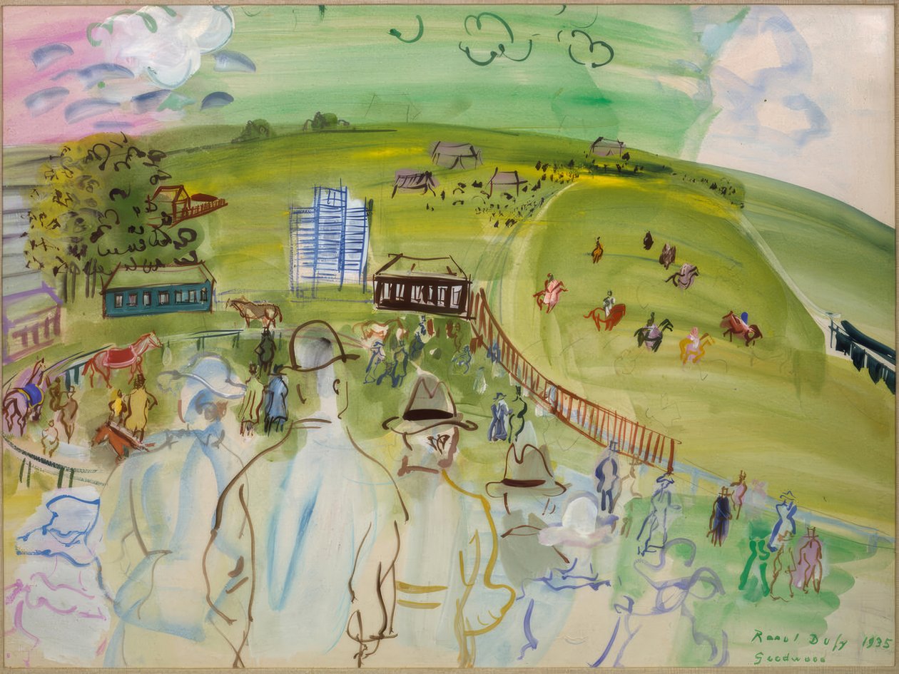 Dostihové závodiště (Goodwood) od Raoul Dufy