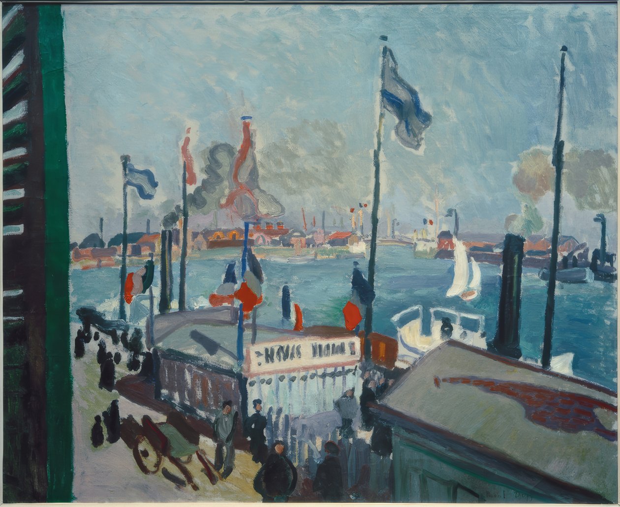 Přístav Le Havre od Raoul Dufy