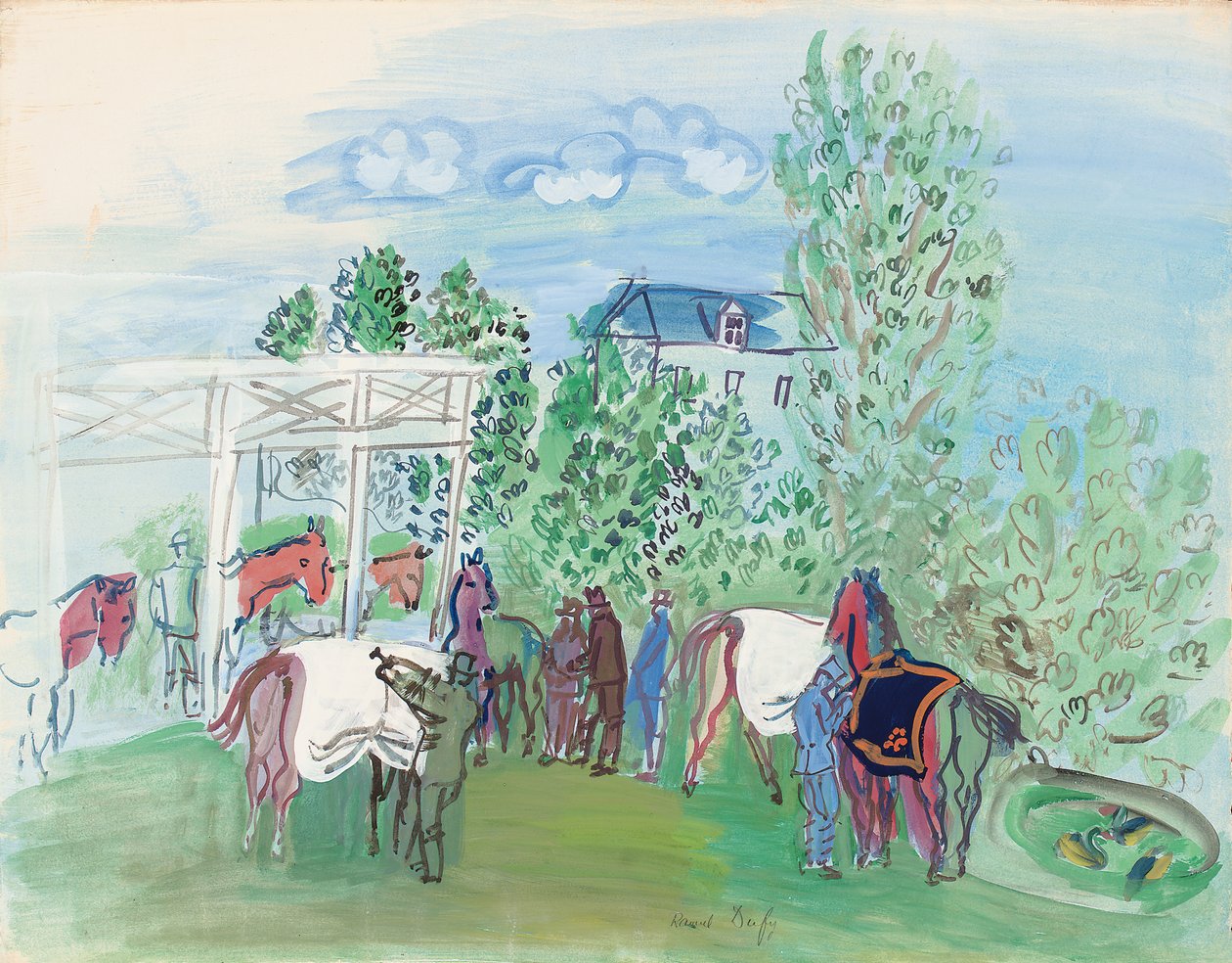Paddock od Raoul Dufy