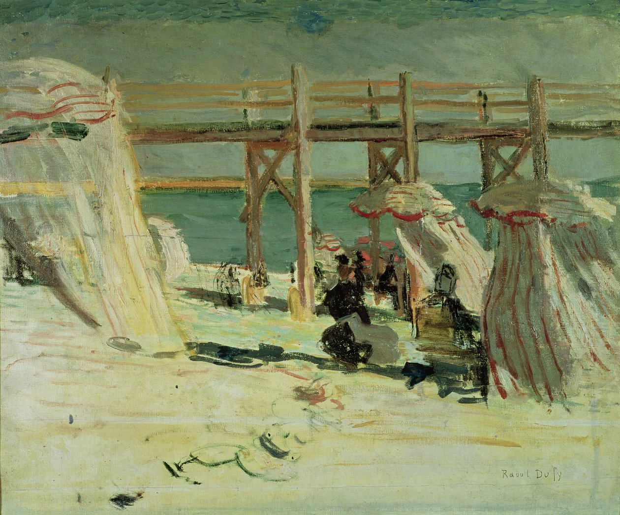Vlnolam v Sainte-Adresse od Raoul Dufy