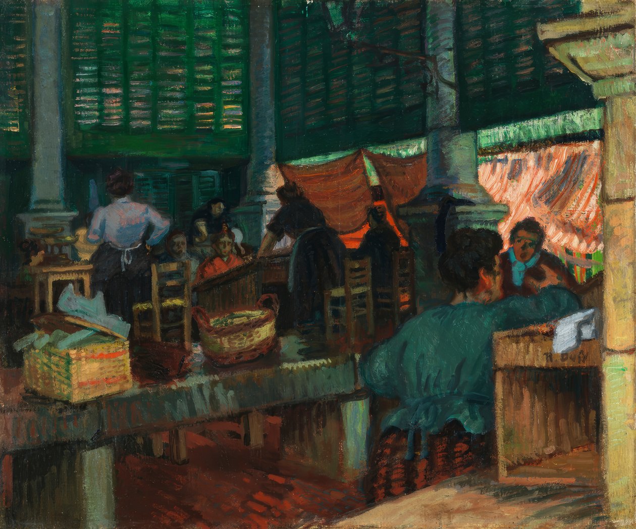 Rybí trh, Marseille od Raoul Dufy