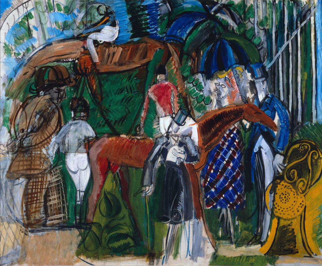 Paddock od Raoul Dufy