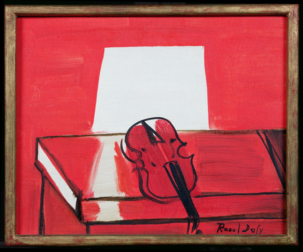 Červené housle od Raoul Dufy