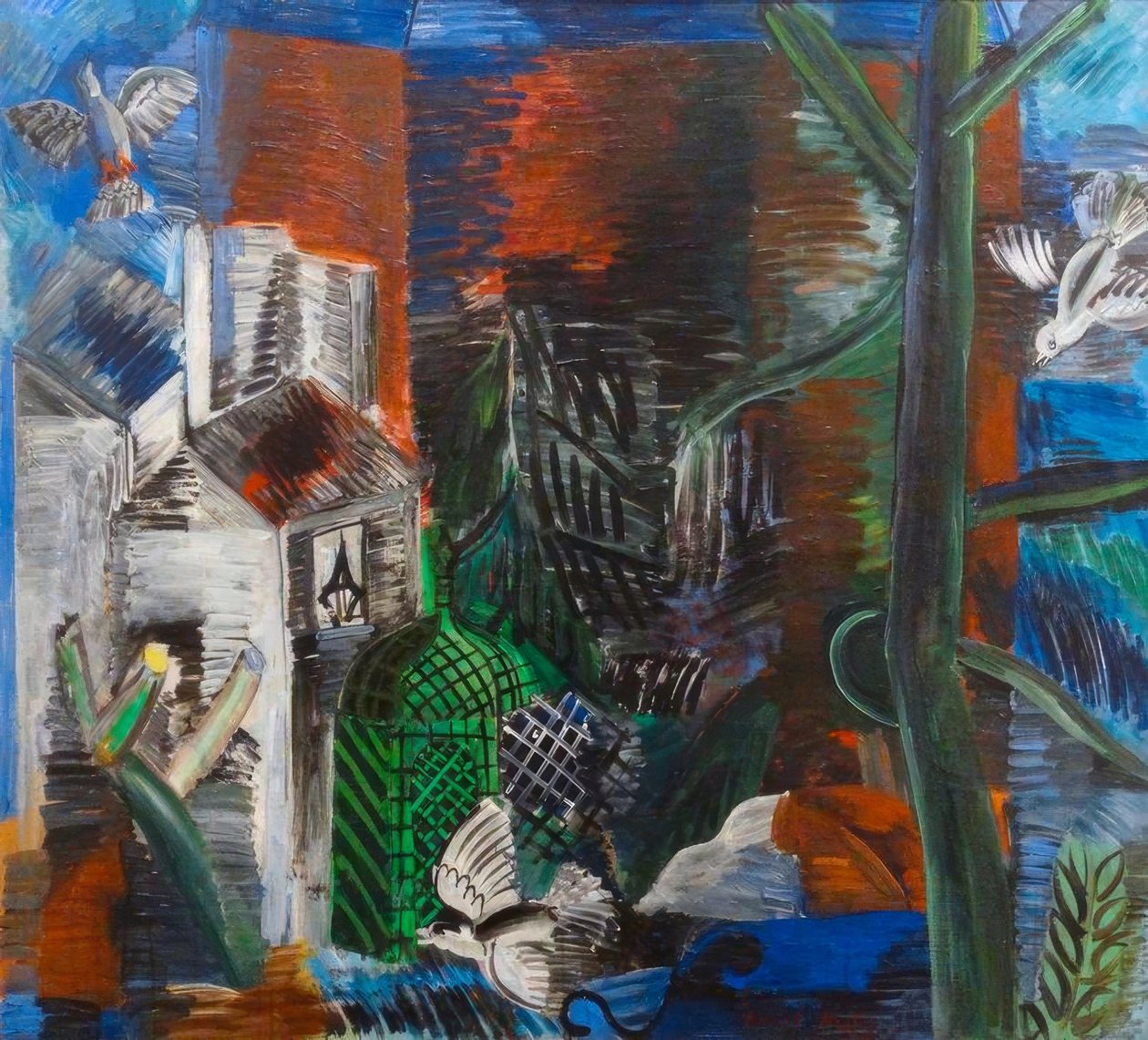 Opuštěná zahrada od Raoul Dufy