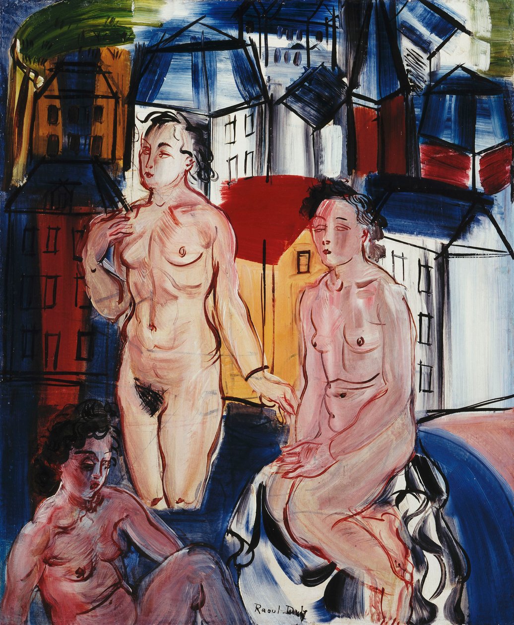 Trois Baigneuses (Tři koupající se) od Raoul Dufy