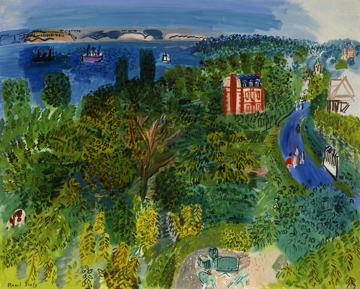 Villerville od Raoul Dufy