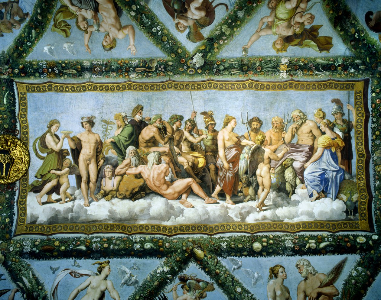 Rada bohů, 1517-18 od Raffaello Sanzio Raphael