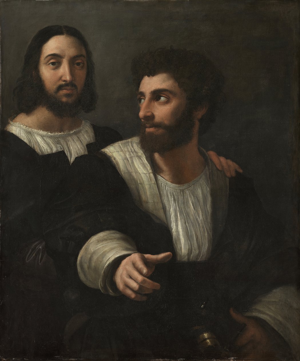 Portrét umělce s přítelem od Raffaello Sanzio Raphael
