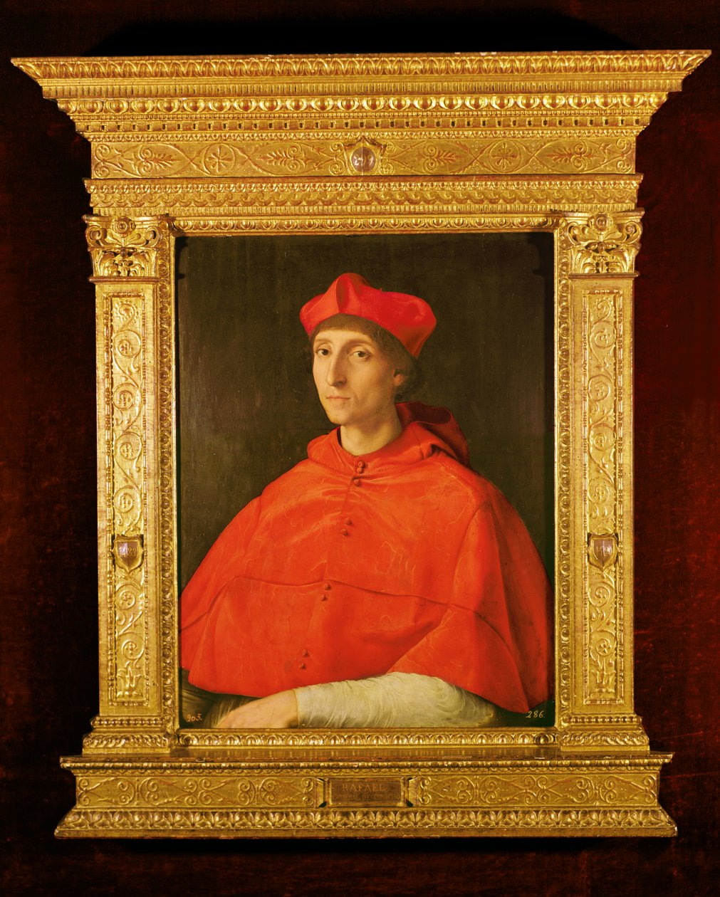 Portrét kardinála, asi 1510 (olej na dřevě) od Raffaello Sanzio Raphael