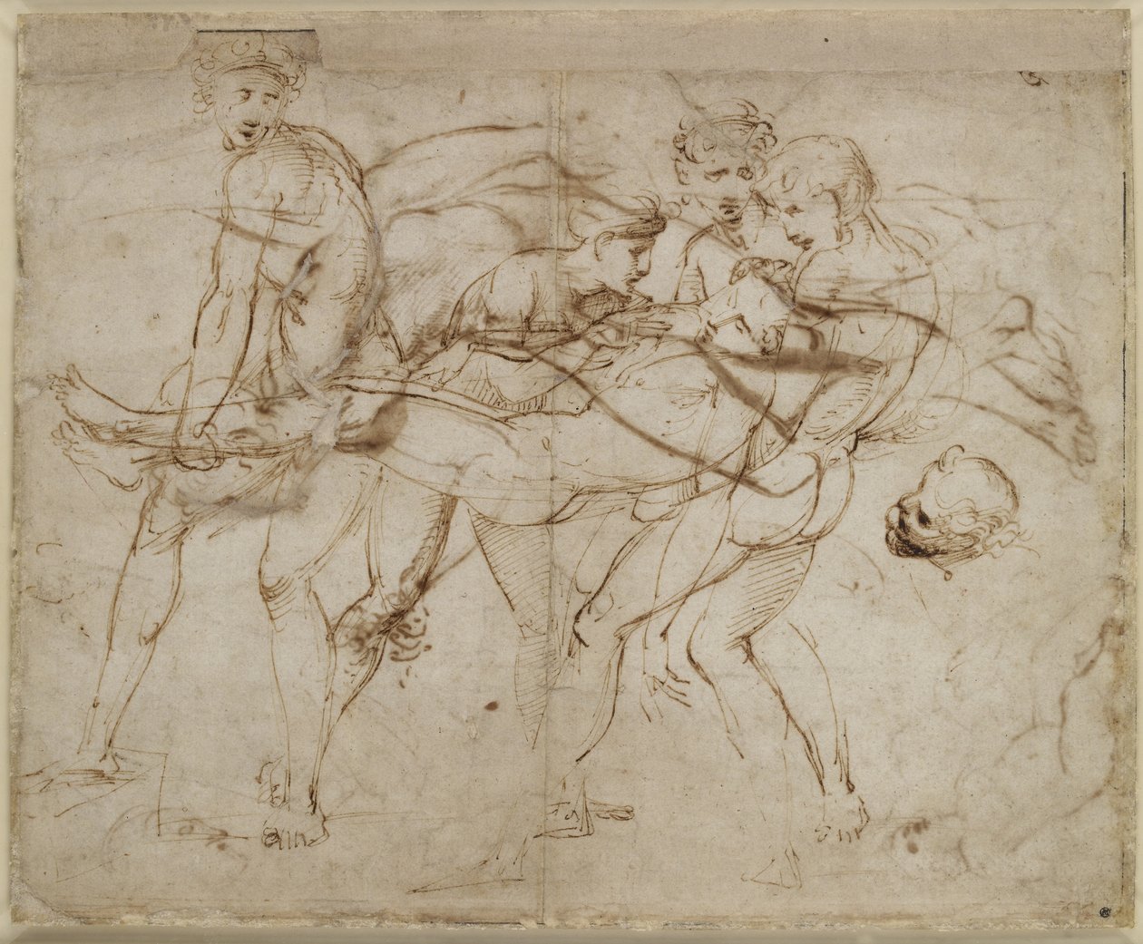 Recto: The Death of Meleager or the Death of Adonis , WA1846.180 od Raffaello Sanzio Raphael