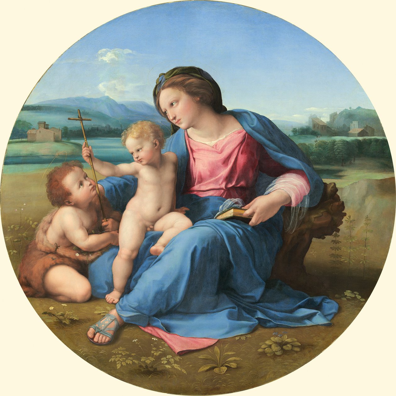 Alba Madonna, c. 1510 od Raffaello Sanzio Raphael