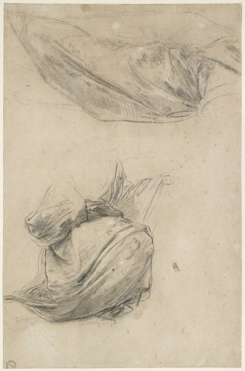 Dvě studie sukna, WA1846.184 od Raffaello Sanzio Raphael