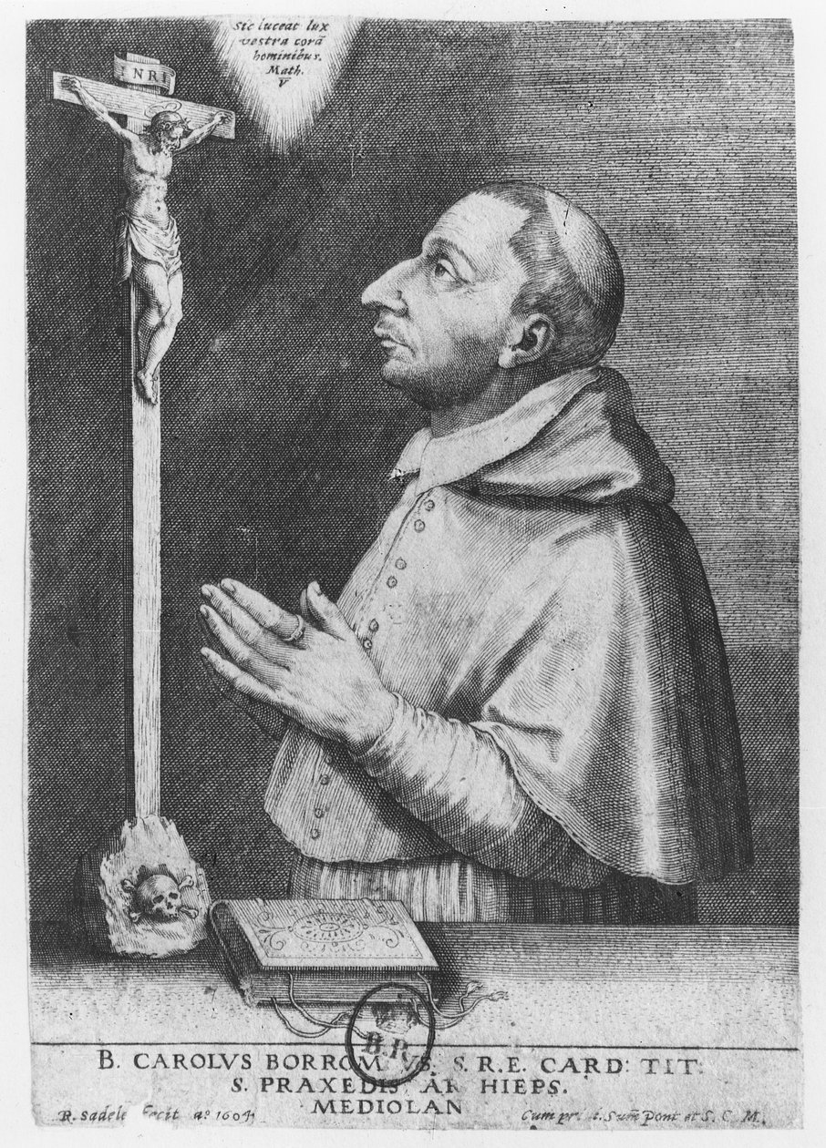 Karel Boromejský od Raphael I Sadeler