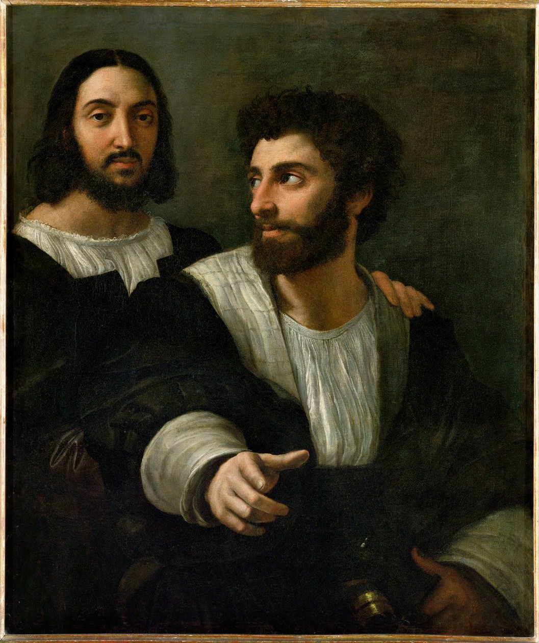 Raffael a jeho mistr šermu ... od Raphael (1483 1520)