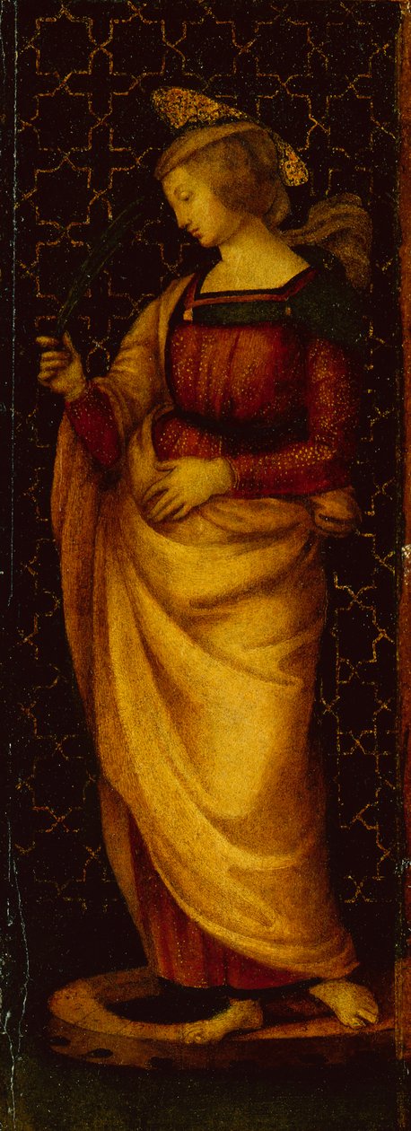 Svatá Kateřina Alexandrijská (olej na plátně) od Raphael