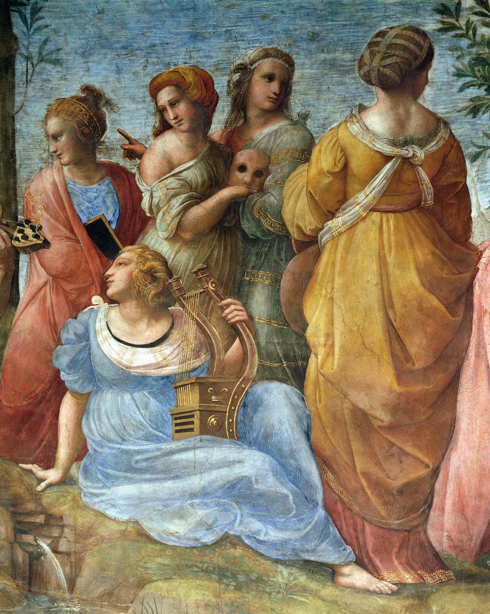 Muusat, Parnassuksen yksityiskohta od Raphael (1483 1520)