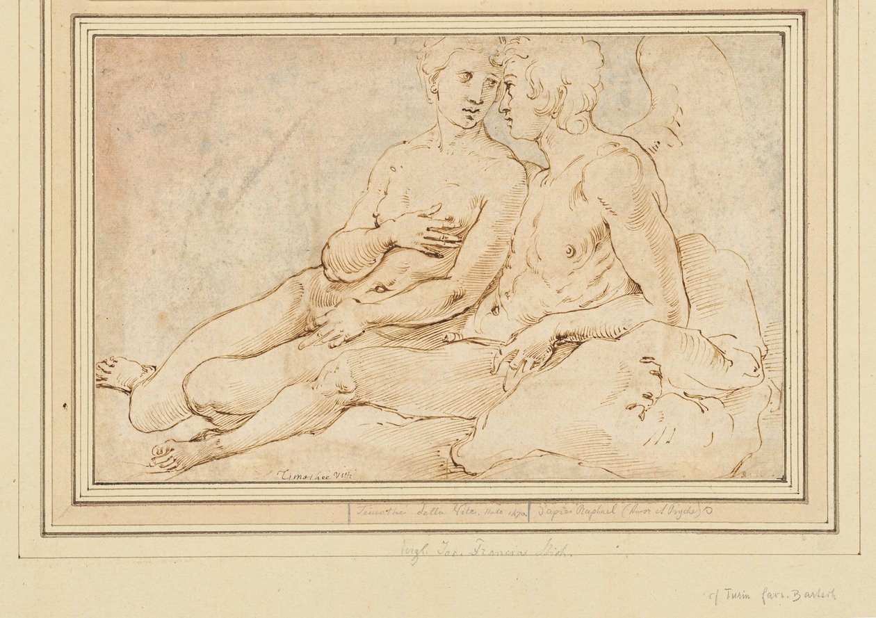 Cupid a Psyche, kolem 1540. od Raphael